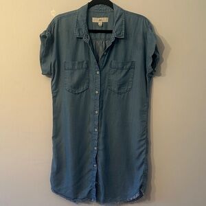 Thread & Supply Light Blue Chambray Shirt Dress